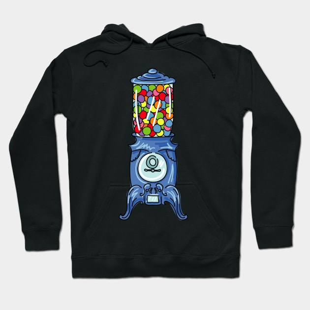 Retro Gumball Machine Hoodie by SWON Design